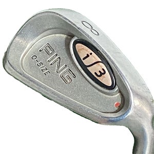 Ping i3 O-Size 8 Iron Red Dot 1* Flat RH Ping 350 Ladies Graphite 36.5" New Grip