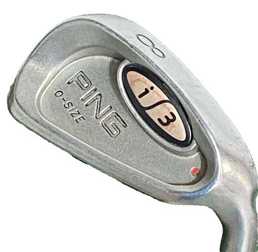 Ping i3 O-Size 8 Iron Red Dot 1* Flat RH Ping 350 Ladies Graphite 36.5" New Grip
