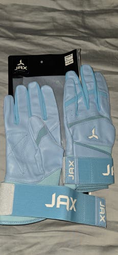 Adult Large Batting Gloves w/ strap (New)