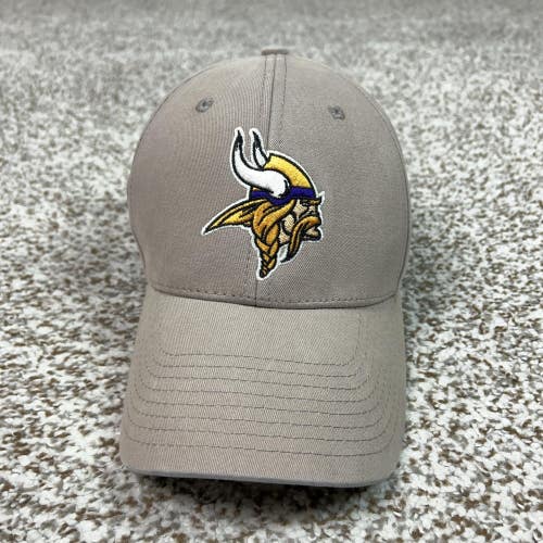 Minnesota Vikings Hat Cap Strap Back Mens One Size Beige NFL Team Apparel Dad