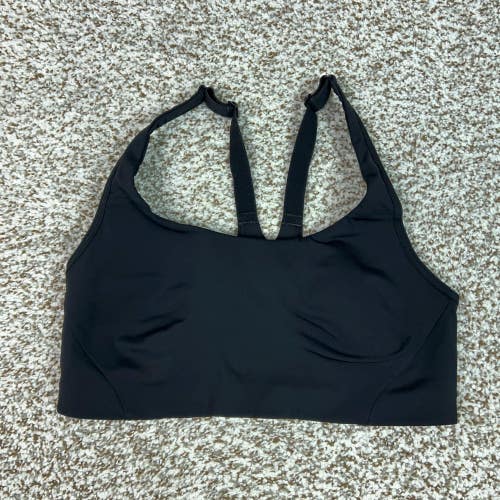 Lululemon Sports Bra Womens Small Black Adjustable Racerback Mesh Workout Gym