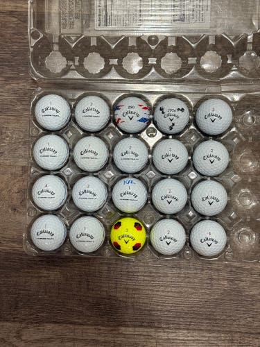 20 Callaway Chrome Tour / Chrome Tour X Golf Balls - 5A MINT CONDITION ONLY