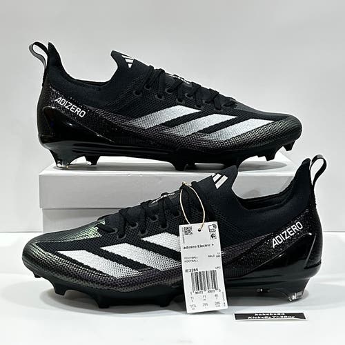 Size 11.5 Adidas Adizero Electric + Football Cleats Black IE3285
