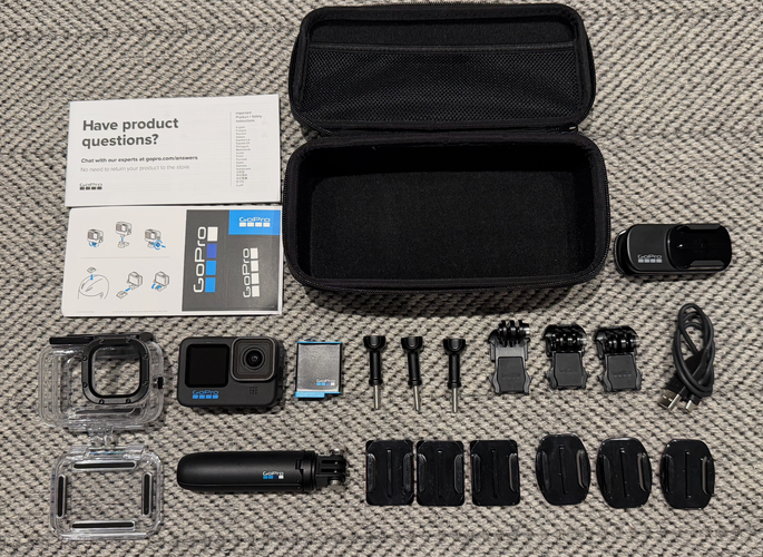 GoPro HERO 10 Action Camera Bundle (LIKE NEW - used only once!)