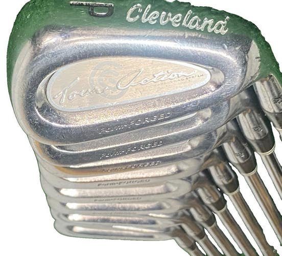 Cleveland TA3 Form Forged Iron Set 3-PW RH S300 Stiff Steel 5i 38" New RVL Grips