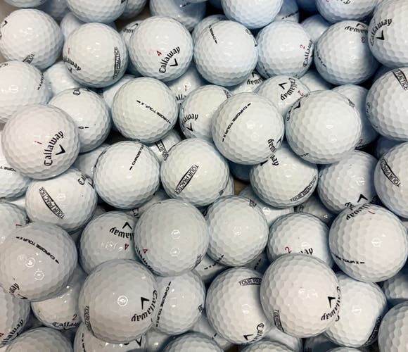 2 Dozen Grade A Callaway Chrome Tour X "Tour Practice" Balls