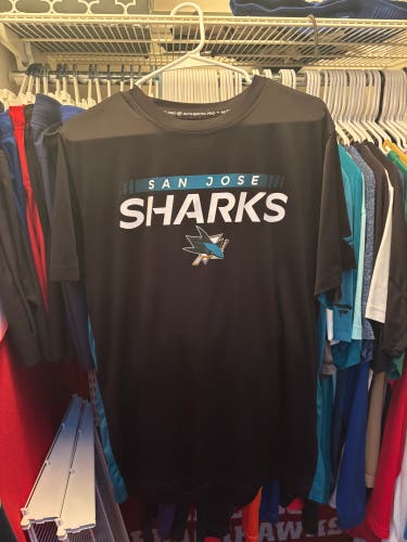 NHL Fanatics Authentic Pro San Jose sharks shirt large