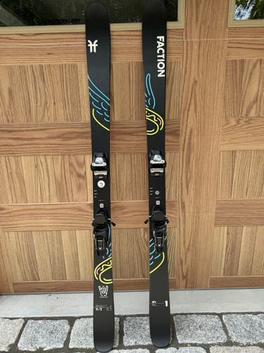 Unisex All Mountain Faction Prodigy 1 Skis With Bindings (Used)