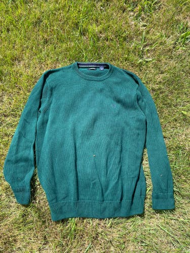 Green XXL Men's polo chaps sweater (Used)