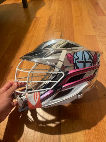 PLL- VINTAGE CHROME Cascade XRS Helmet (Used)