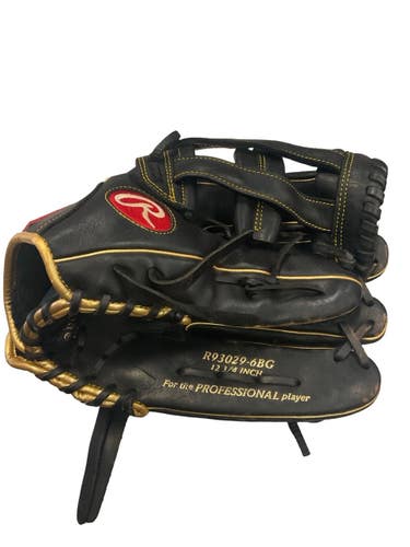 Rawlings R9 BB/SB Glove RH Throw Black 12 3/4" 11859-S000033640