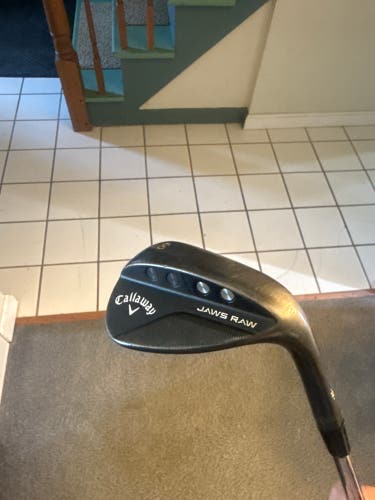 Men's 2022 Callaway Jaws Raw Right Handed Wedge Stiff Flex 60 Degree Steel Shaft (Used)