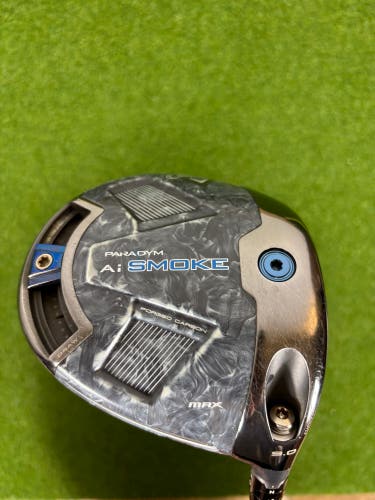 Callaway Paradym Ai Smoke Max Driver 9° Newton Fast Motion 4 Dot Stiff RH