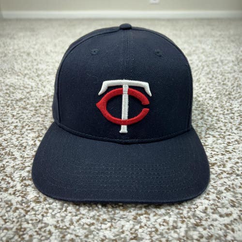 Minnesota Twins Hat Cap Snap Back Mens One Size Navy MLB Baseball TC Monogram