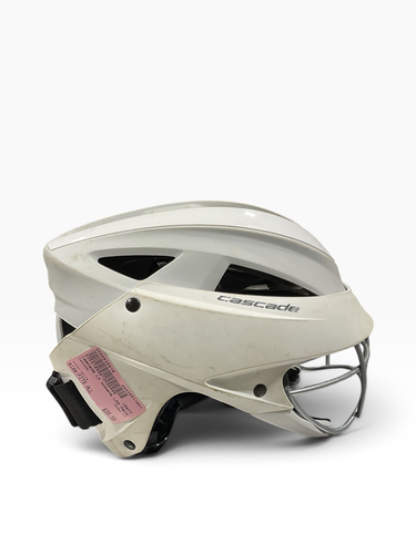 Used Cascade LX Lacrosse Helmet White Fits all 11847-S000038918
