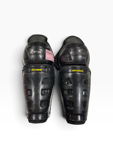 Used CCM 3092 Youth Shin Guards Black 9" 11847-S000038915