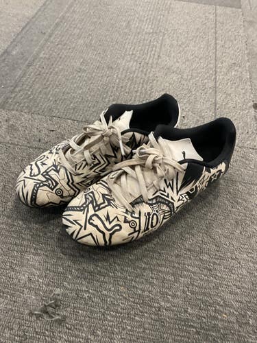 Used Puma PULL SIC Soccer Cleats White Junior 05 11614-S000244155