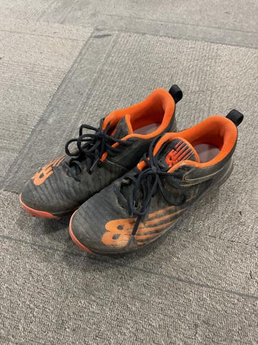 Used New Balance BASEBALL CLEATS BB/SB Cleats Orange Senior 6.5 11614-S000244158
