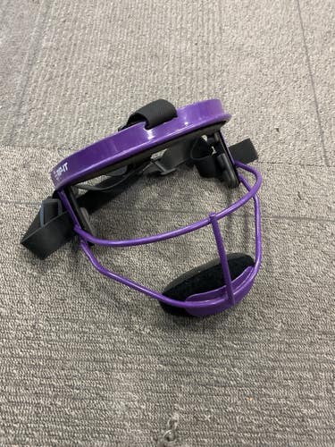 Used RIP-IT DEFENSE YOUTH SOFTBALL MASK BB/SB Fielders Mask Purple One Size 11614-S000244153