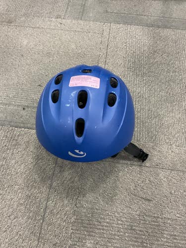 Used BLUE SNOW HELMET Snowsport Helmet Adult Navy Blue MD 11614-S000244144