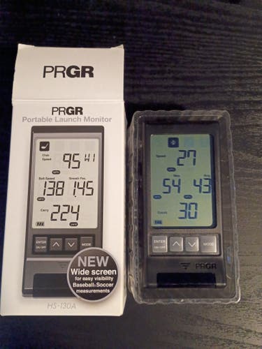(Used)PRGR Portable Launch Monitor -Baseball/Golf/Soccer