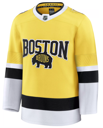 Boston Bruins Stadium Series 2026 Gold Fanatics Premier Jersey Size 54 NWT