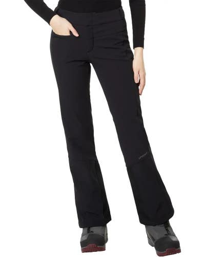 Spyder Orb Snow Pants Womens 6 Black Softshell Stretch Waterproof Skiing GBO3602