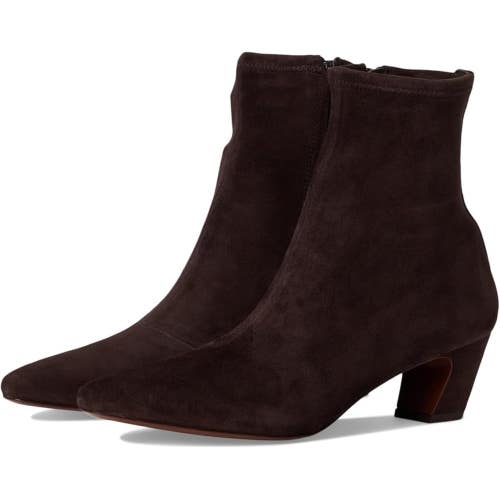 Loeffler Randall Doria Boots Women's US 8.5 B Brown Suede Ankle Bootie ZOGG3943