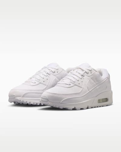 Nike Air Max 90 DH8010-100 Sneakers Women's US 9.5 White Lifestyle Shoes SHOP805
