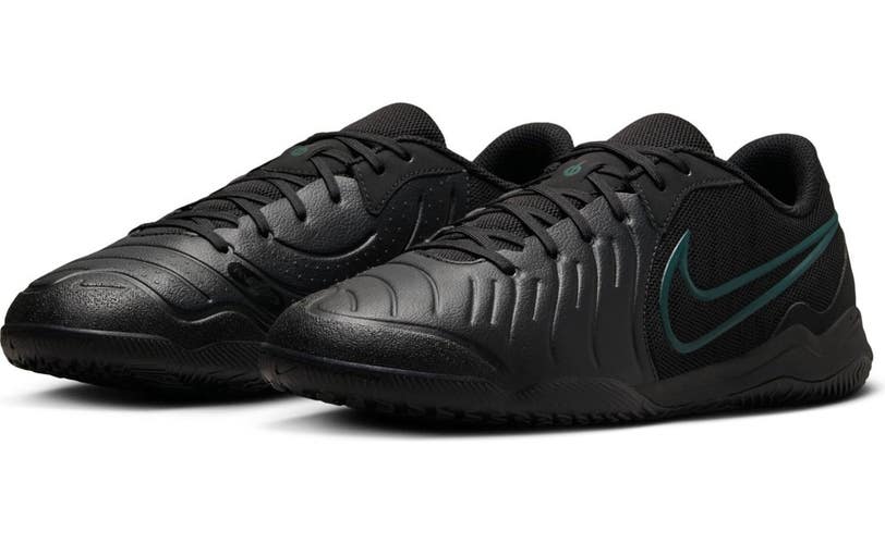 Nike Tiempo Legend 10 Academy IC DV4341-002 Men's 8.5 Black Soccer Shoes SHOP793