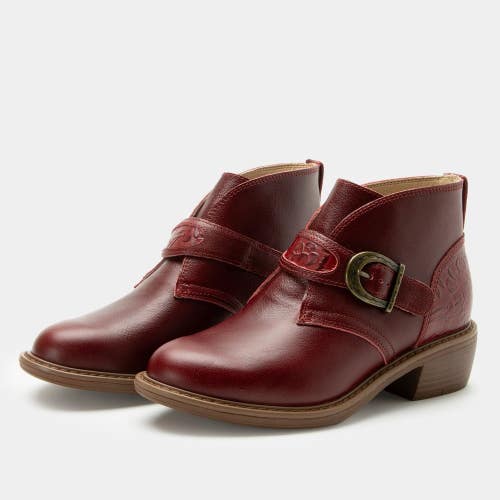 Alegria Mikki MKI-6300 Womens 10 Loretta Red Leather Ankle Western Boot ZOGG3932