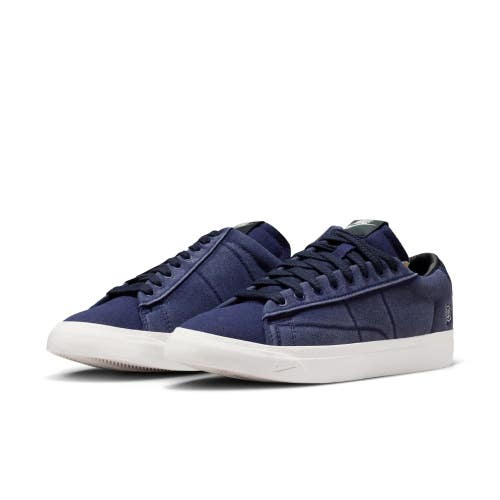 Nike Blazer Low x Book HQ2054-400 Sneakers Men's Navy Lifestyle Shoes SHOP779