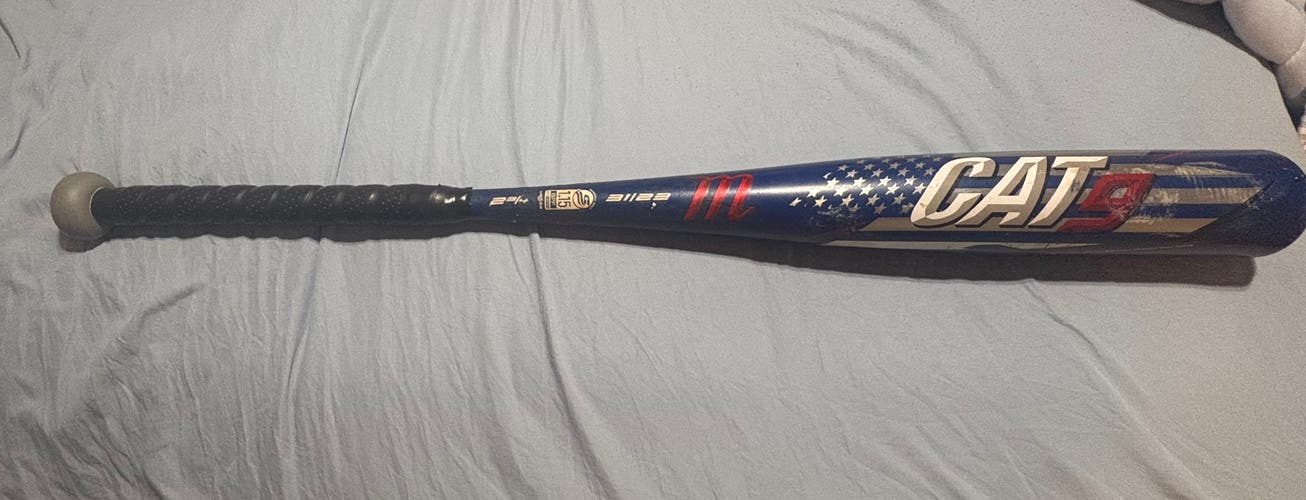 2021 Marucci CAT9 Pastime Alloy USSSA Certified Bat (-8) 23 oz 31" (Used)