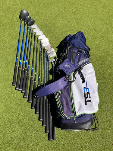 MINT 13 clubs US Kids Golf Tour Series 57” Right Handed Clubs (Full Set) with bag and headcovers