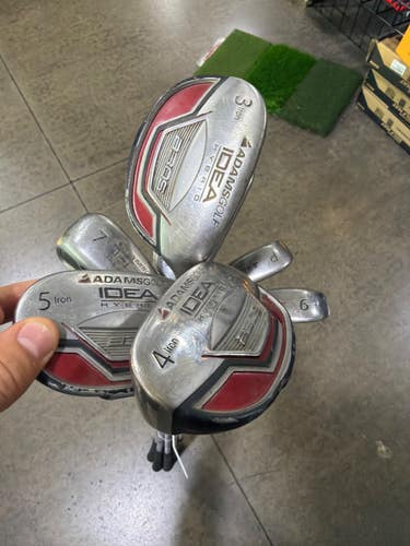 Adams (Used) Right Handed Men's Regular Flex Steel Shaft 8 Pieces Iron Set