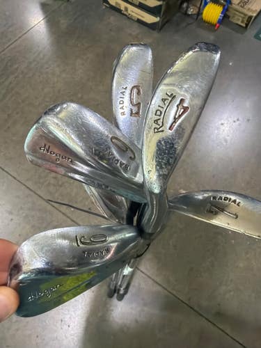 Used Hogan RADIAL IRON SET Mens Iron Set RH 4I-9I 11605-S000221786