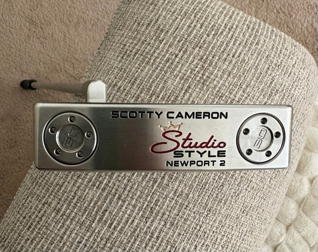 Men's LH 2025 Scotty Cameron Blade Studio Style Newport 2 Left Hand Putter Steel 34" (New)