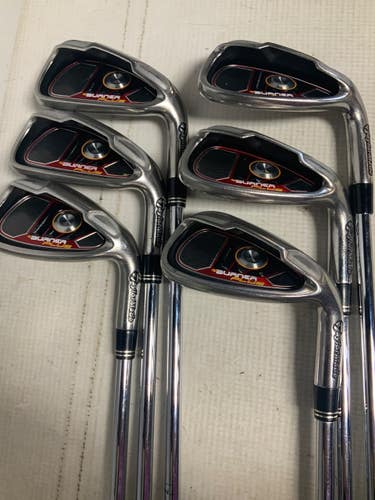 Used Taylormade BURNER PLUS Mens Iron Set RH 6I-GW/AW 11823-S000041856