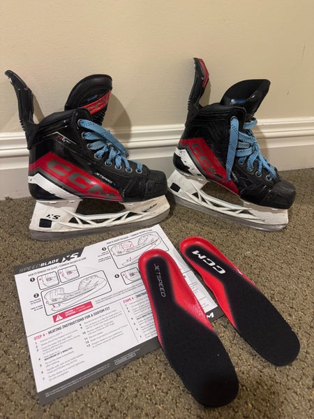 CCM JetSpeed FT6 Pro Hockey Skates Regular Width Size 2 (used)