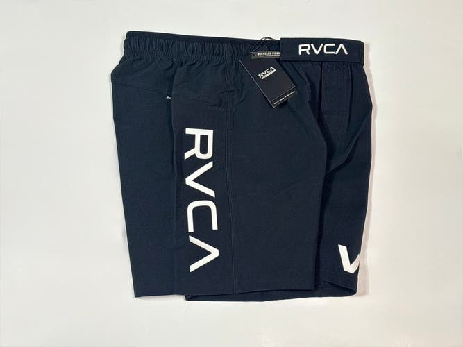 Black Medium Men's RVCA Shorts (New) RVCA Grappler Short AVYWS00173 MMA UFC FIGHTING BOXING