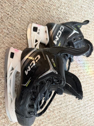 2024 CCM Tacks XF 80 Hockey Skates Size 1 (Used)