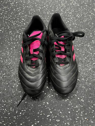 Used Adidas GOLETTO Soccer Cleats Black Junior 04.5 11849-S000044271