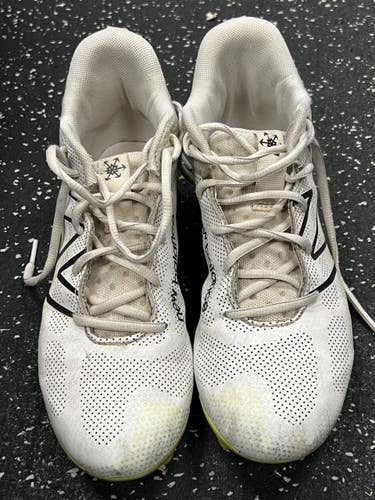 Used New Balance LAX Cleats Mens White Senior 7 11849-S000044277