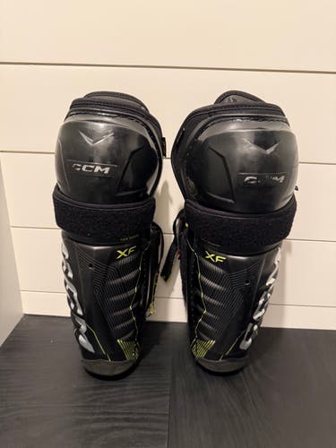 Junior CCM Tacks XF Pro 12" Shin Pads (Used)