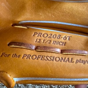 Rawlings HOH horween pro208-6T 12.5 baseball glove