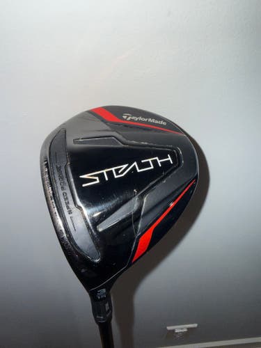 Men's 2022 TaylorMade Left Hand Fairway Wood Regular Flex 3 Wood HL Graphite Shaft (Used)