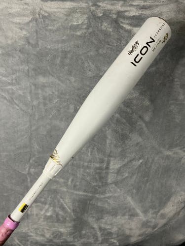 2024 Rawlings Icon Composite Bat USSSA Certified (-10) Composite 20 oz 30" (Used)