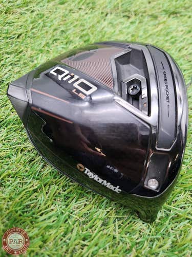 TAYLORMADE QI10 DESIGNER SERIES LS DRIVER 9* CLUBHEAD ONLY +HC VERYGOOD