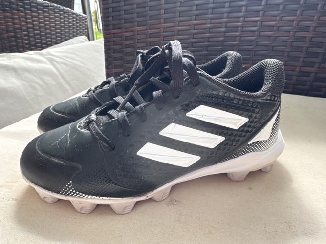 Black Kid's 2Y (Big Kids / Youth) Youth Adidas Low Top (Used)