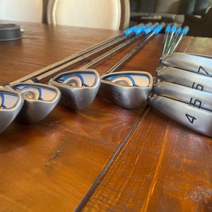 Men's Ping GMax Right Handed Iron Set Regular Flex (8 Clubs) #4 - #9, PW, GW (Used)